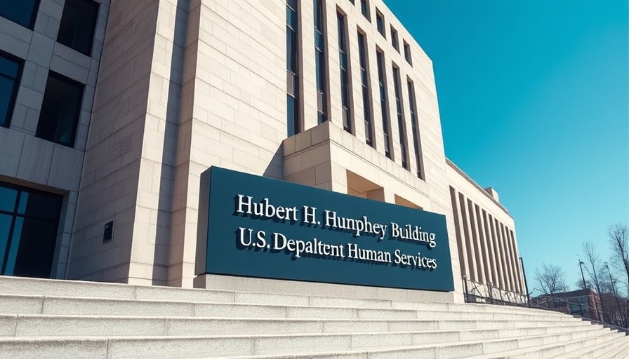 U.S. Department of Health building, Women's Health Initiative funding.