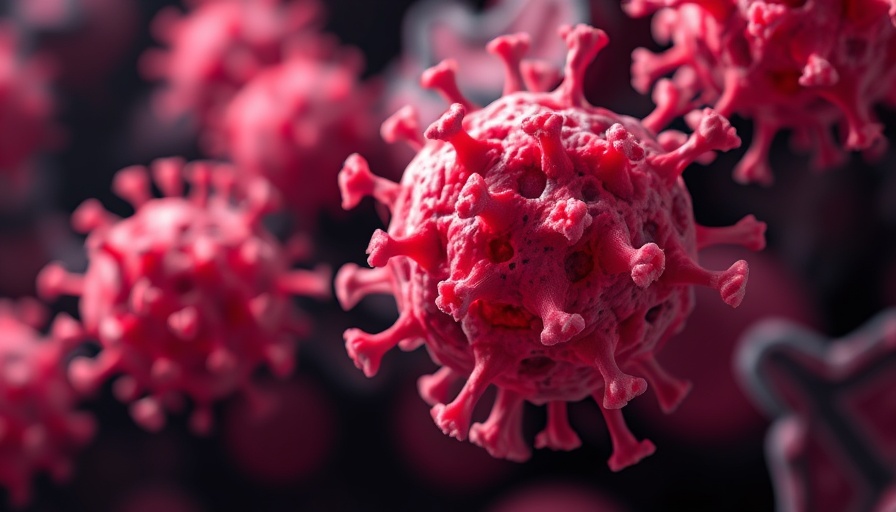 Detailed cancer cells close-up depicting structure dynamics.