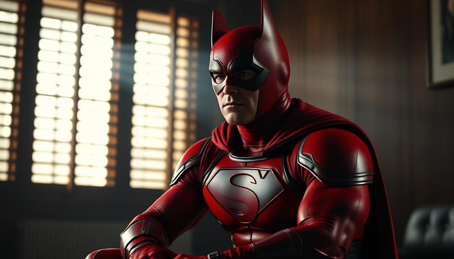Peacemaker in red costume from Season 2 teaser.