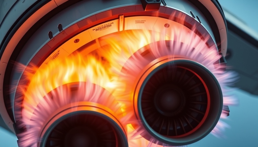 Rocket engines ignite with fiery exhaust during SpaceX Starship test flight.