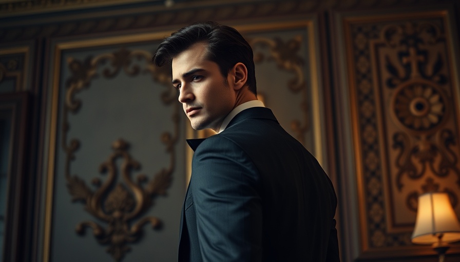 Stylish man in ornate interior, related to Disney+ Hulu subscriber perks.