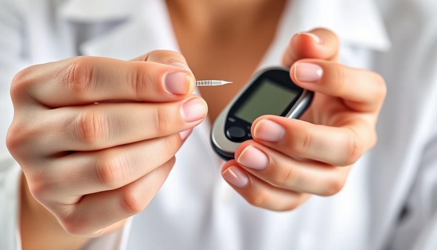 Person measuring blood sugar, illustrating insulin resistance pathways.