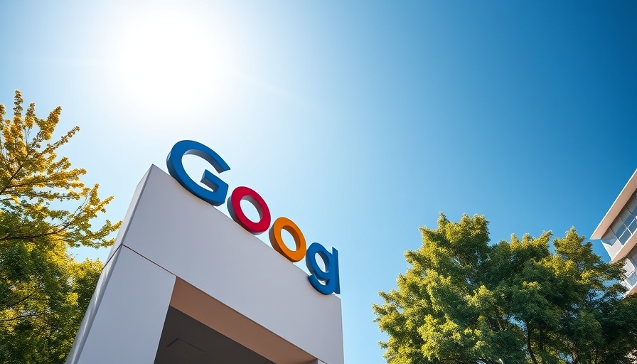 Google logo sign outdoors representing Google and DOJ Antitrust AI Impact.