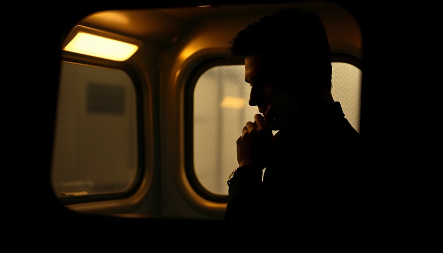 Man in dimly lit window on cellphone, related to GOP megabill Senate challenges.