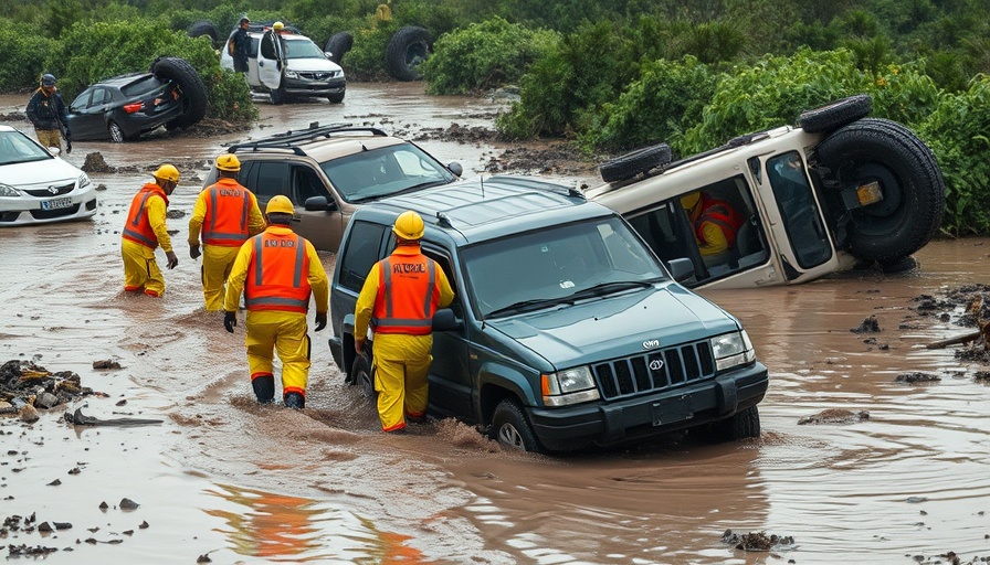 Rescue workers navigate flash flood aftermath in West Virginia.