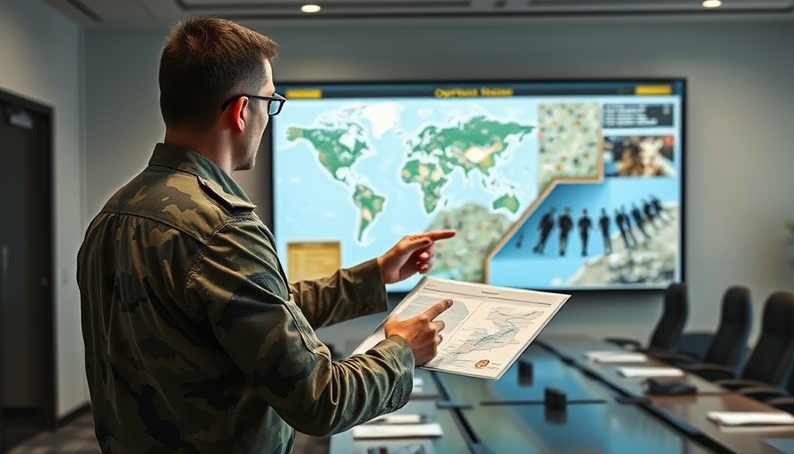 Military officer briefing on Operation Midnight Hammer map, who holds war powers discussion.