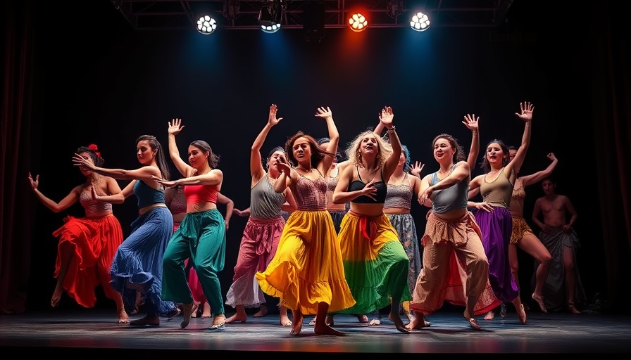 Colorful dance performance at Atlanta events