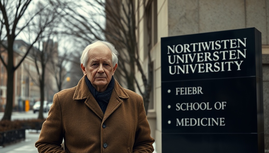 Older man near Northwestern University's Feinberg School of Medicine, illustrating SuperAgers Brain Health.