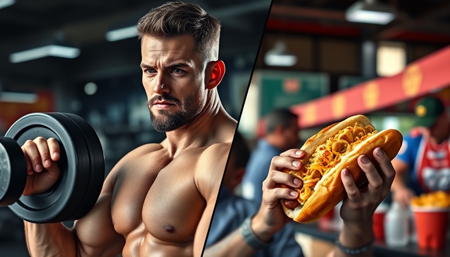 James Webb Competitive Eating Documentary: Muscular man training and eating
