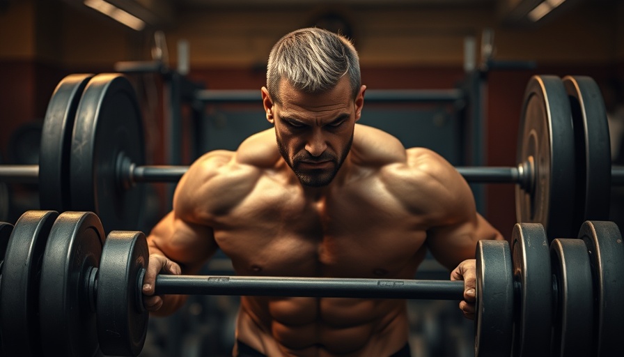 Muscular man lifting barbell in gym highlighting size vs strength training.