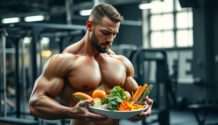 Man practicing smart bulking tips in gym setting.