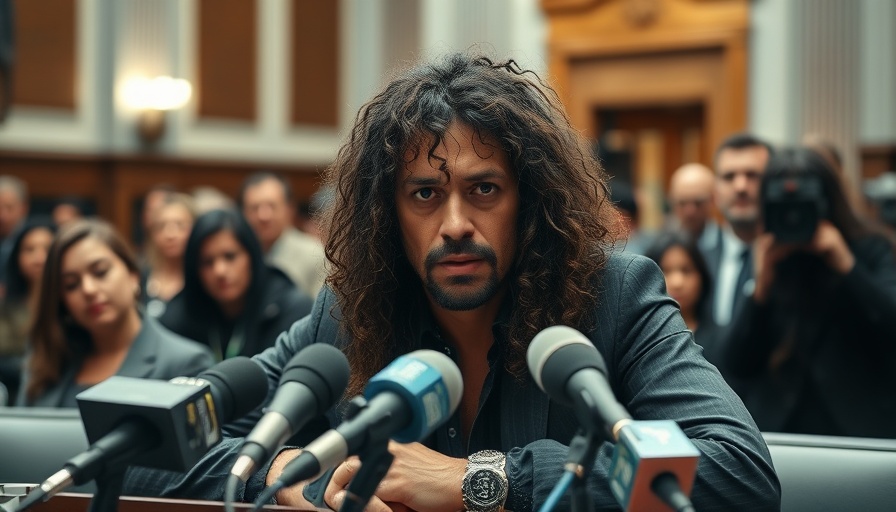 Iconic musician at Tipper Gore music warning labels hearing.