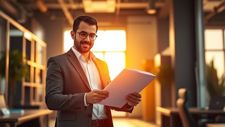 Confident small business owner reviewing financial documents, exploring alternative financing options.