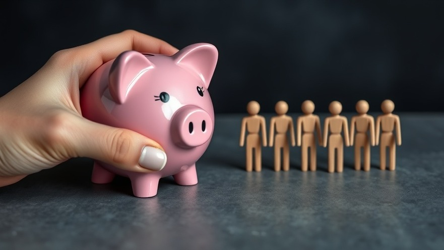Hand holding a piggy bank, symbolizing employee benefits and financial strategy.