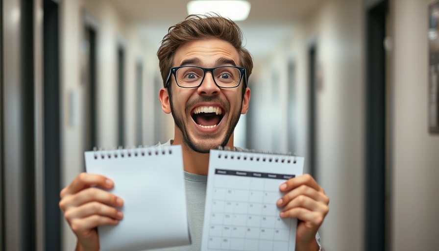 Man holding calendar emphasizing SBA loan approval in 30 days
