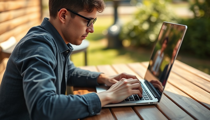Focused individual using laptop for video conference, discussing best AI note-taking tool for meetings.