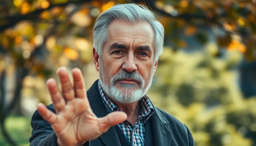 Older man outdoors, serious expression, TikTok Ban Deadline Extension context.