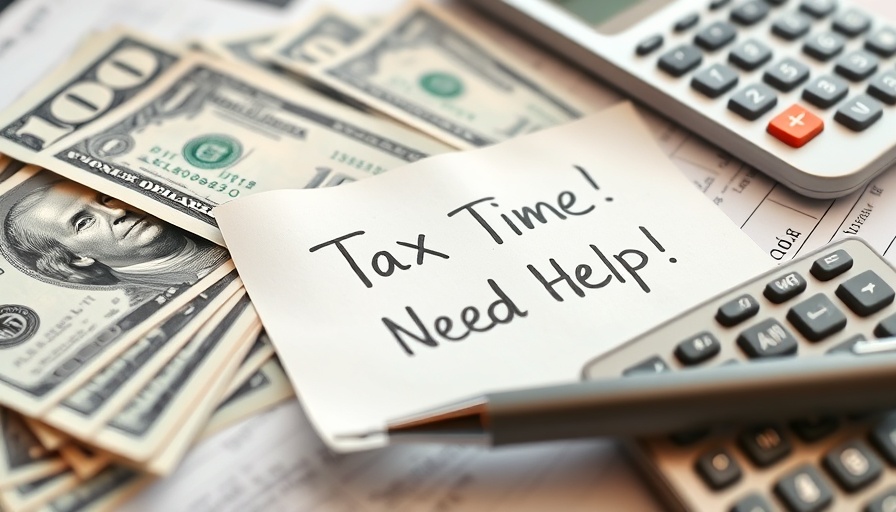 Best Tax Services for Digital Nomads - Tax time need help note with cash.