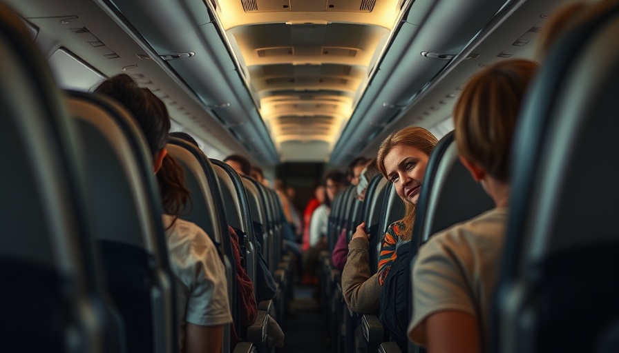 Airplane cabin with passengers seated, highlighting airline loyalty programs.