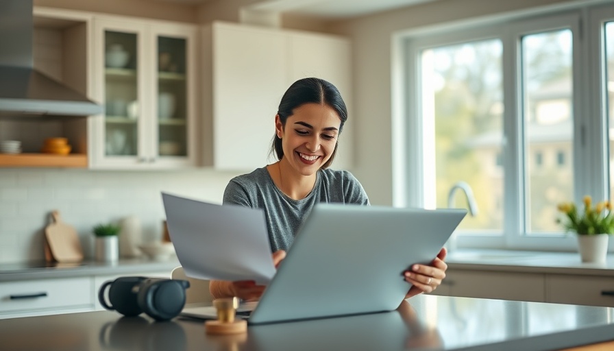 Couple discussing Obamacare insurance costs on a laptop in the kitchen.