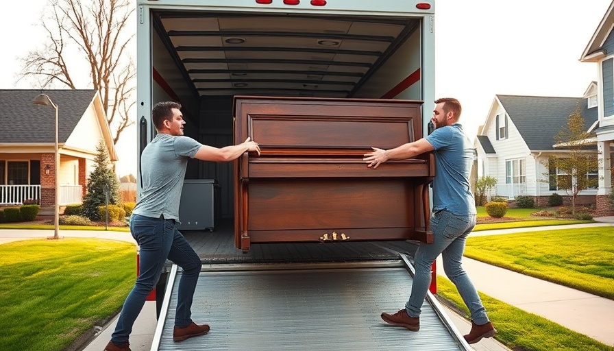 Men moving a piano onto a truck, illustrating piano moving costs.