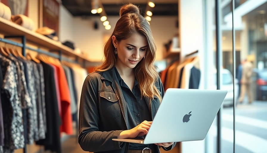 Entrepreneur in clothing store exploring 'How to Pay Yourself Without Hurting Your Business.'