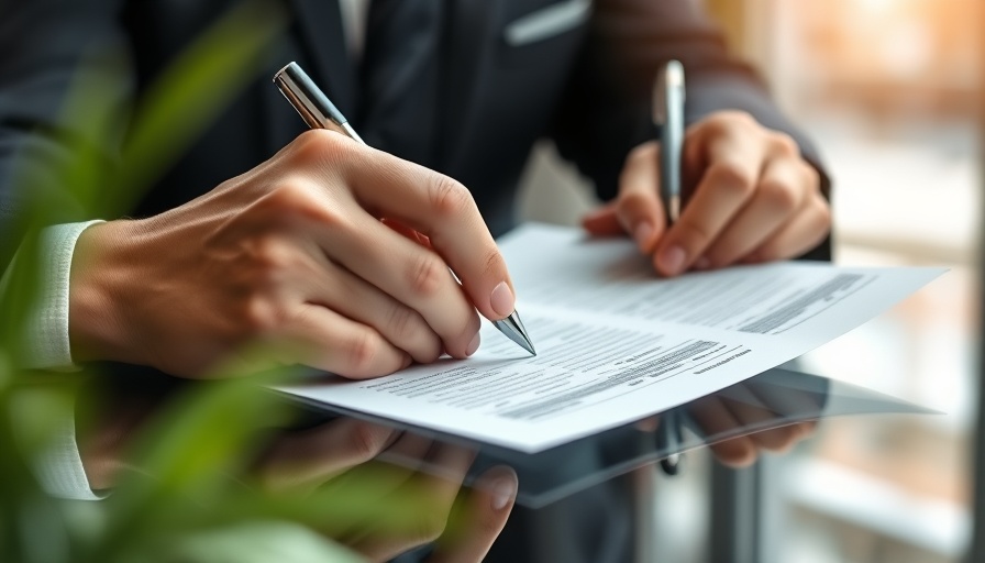 Hands writing on paper in office setting, SBA loan disqualifications.