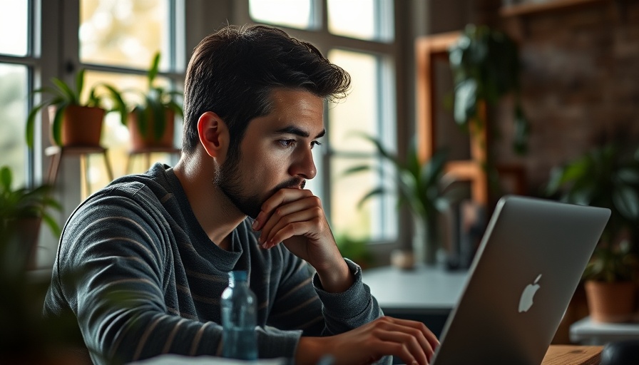 Thoughtful person evaluating interest-only business loan payments.