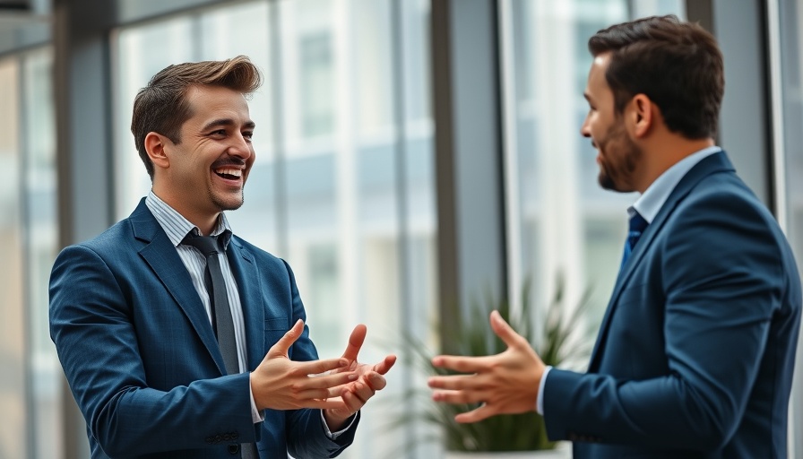 Professional discussing Separately Managed Accounts in office