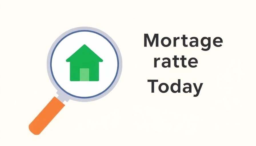 Mortgage Rates Today graphic with house icon and text.