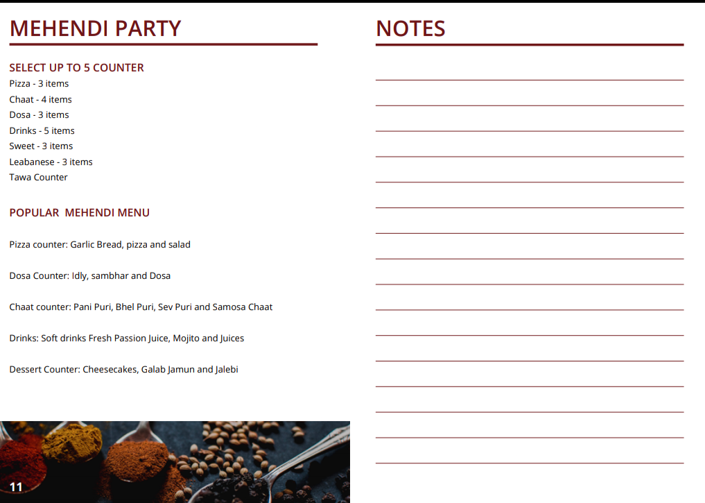 Jalsa Foods Brochure