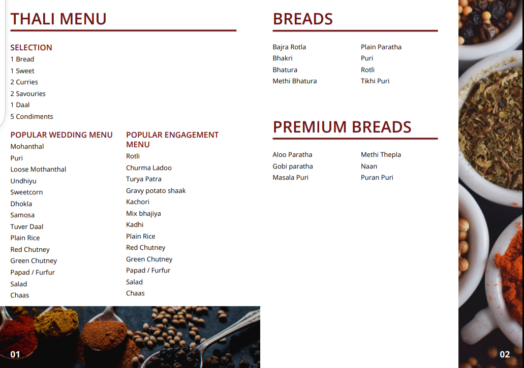 Jalsa Foods Brochure