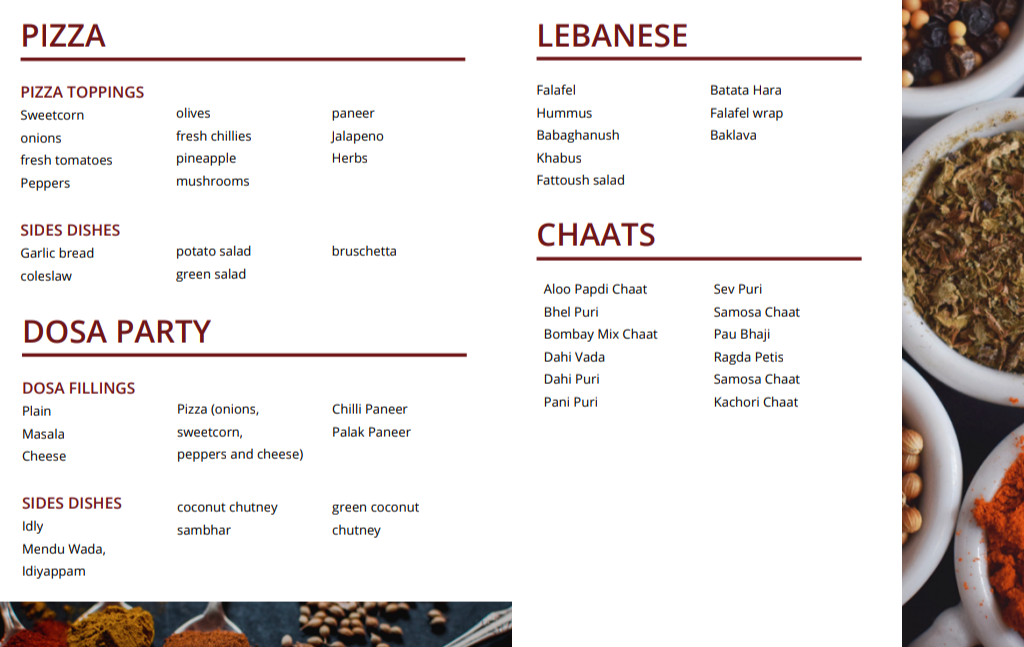 Jalsa Foods Brochure