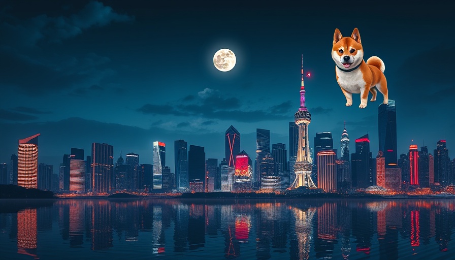 XYZVerse meme cryptocurrency potential in futuristic city with crypto icons.