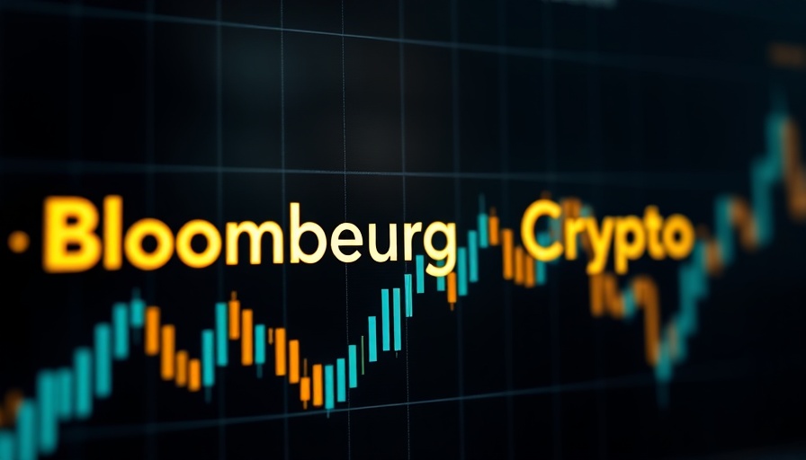 Bloomberg Crypto Insights on digital financial chart background.
