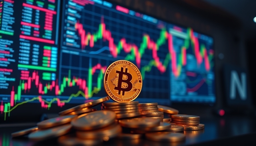 Meme Coins Investment Opportunities with dynamic chart and gold coins in a financial setting.