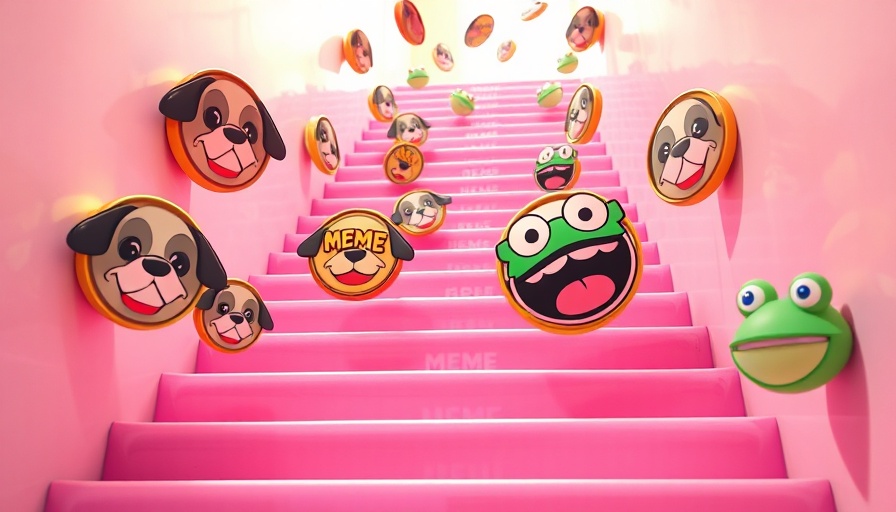 MUBARAK drop after Binance listing with colorful meme coins.