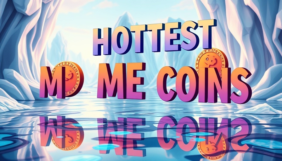 Best Meme Coins for Massive Return Potential displayed on icy landscape with coins.