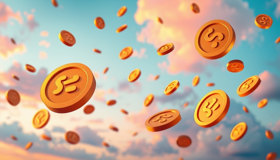 Vibrant crypto presale illustration depicting meme coins in cartoon style.