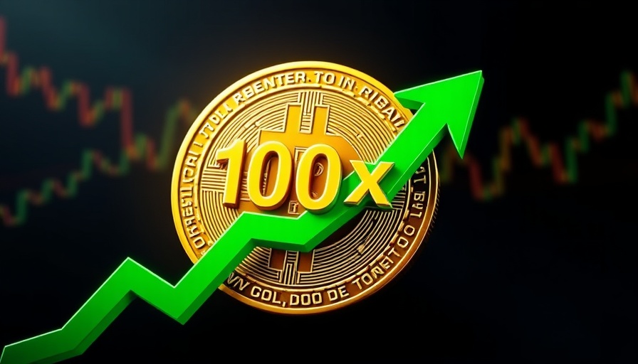 BTC Bull Meme Coin Investing illustration with 100x symbol.