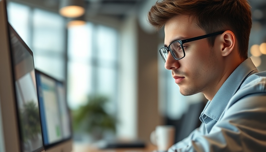 Focused professional honing skills for 2025 AI-driven job market.