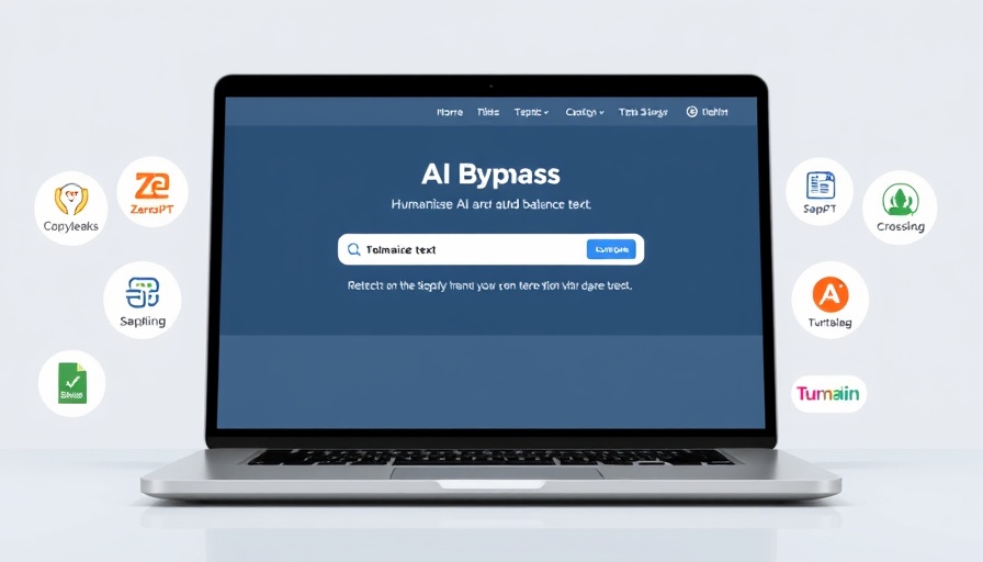 Tenorshare AI Bypass interface displayed on a laptop screen
