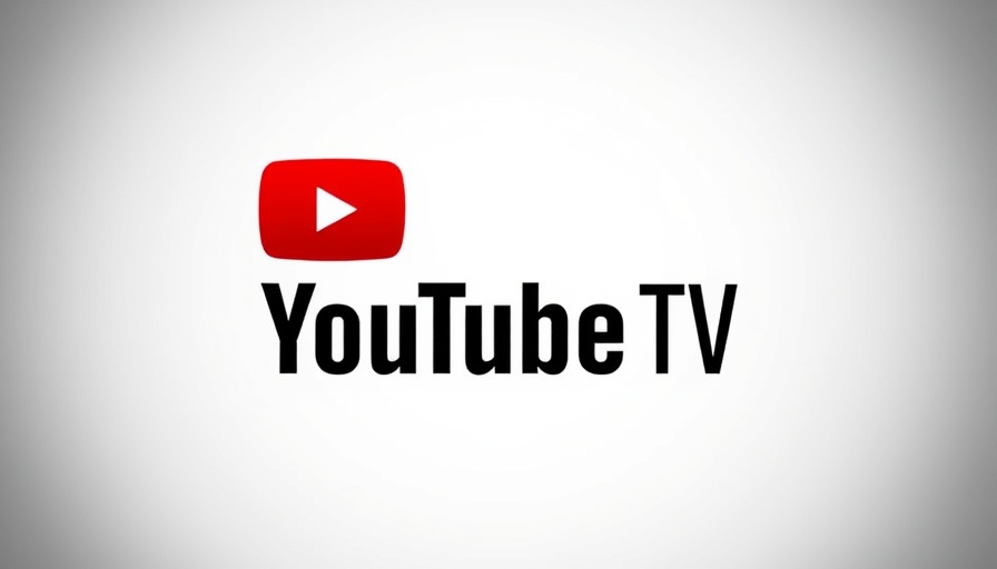 YouTube TV logo with play button icon.