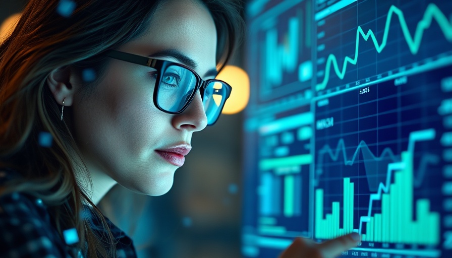 Woman analyzing digital data; economic case for saving human jobs.