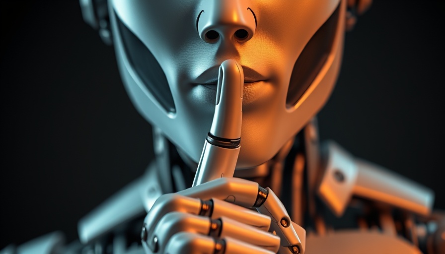 Generative AI robot suggesting silence, impact on jobs and wages.
