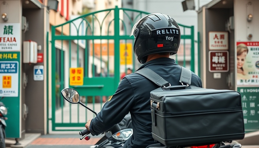 AI recruiter for blue-collar workers at a green gate.