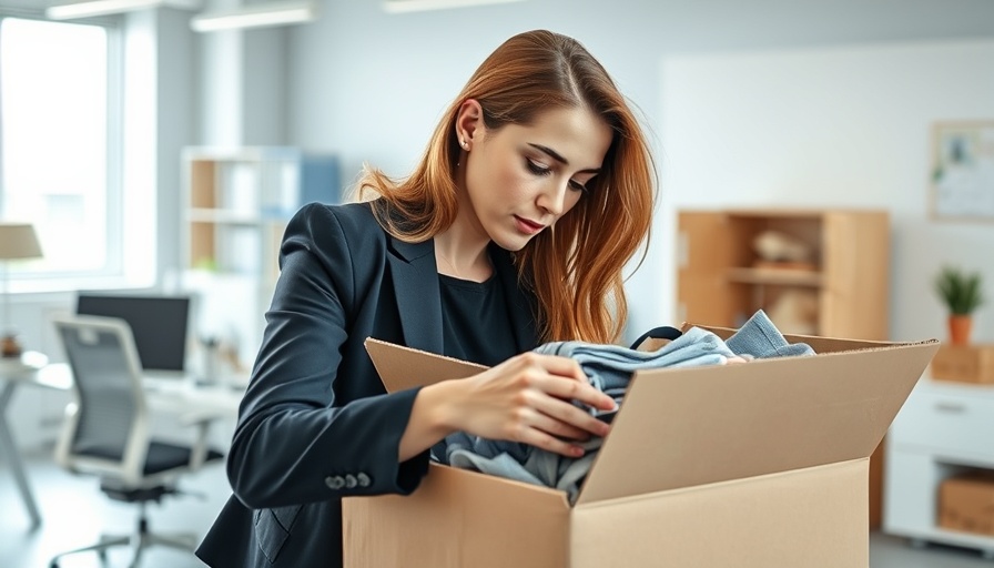AI impacting bank jobs with professional packing belongings