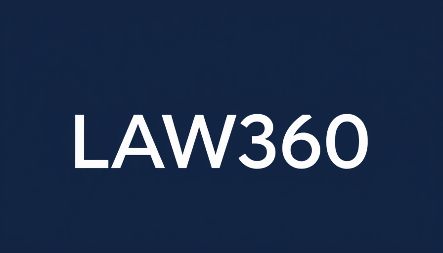 Minimalistic LAW360 logo design represents AI Detection Claims content.