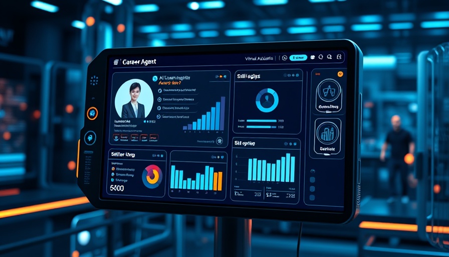 AI career coaches virtual assistant interface.