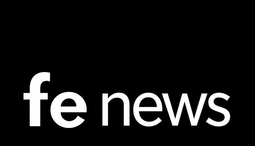 Vibrant 'fe news' design with colorful lines on black background.